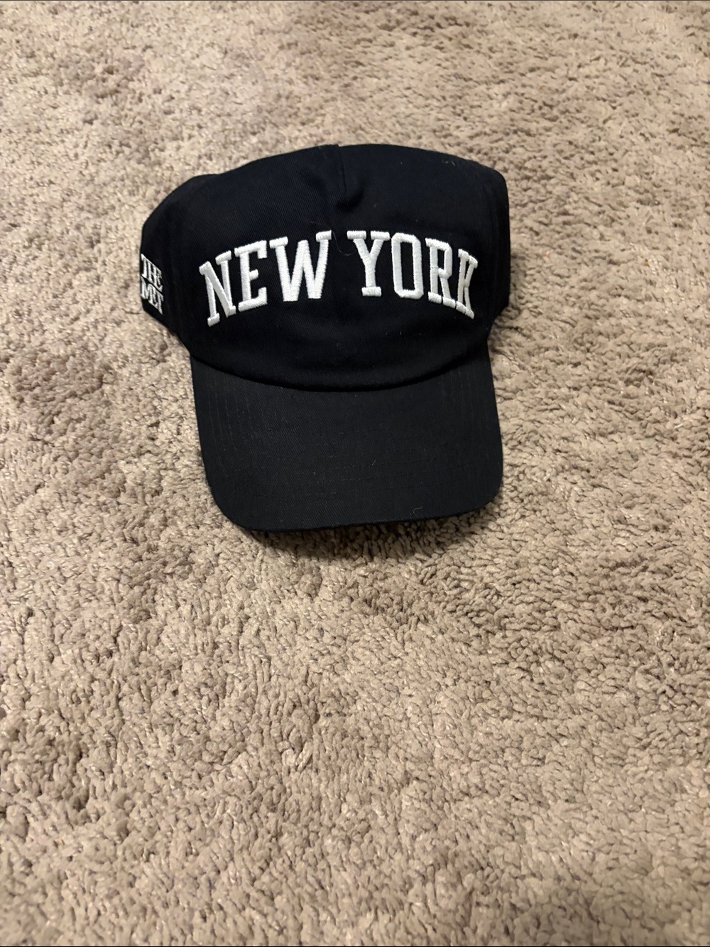 PacSun Black Hat with Red Brand Tag